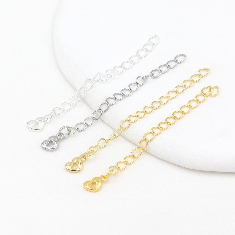 K Bag Gold Color Retention Tail Chain Extension Chain Homemade Bracelet Necklace DIY Handmade Accessories Handmade Jewelry Material D