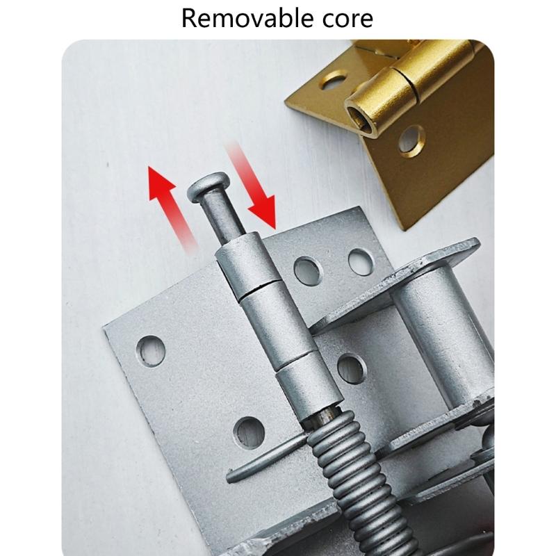 2pcs Spring Hinges for Securely and Convenient Door Closures with 90 Degree Positioning Feature Elegant Color Designs