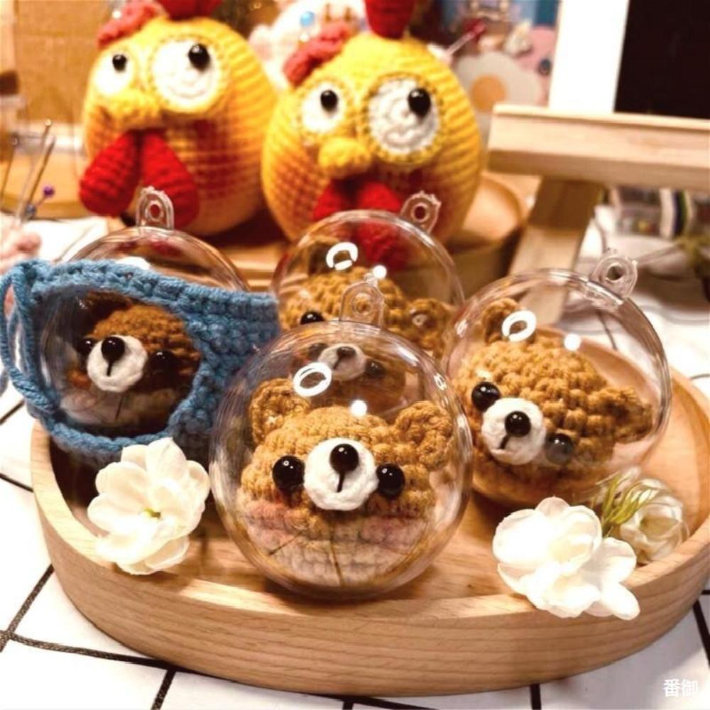 Hanging Christmas Tree Ball Fillable Christmas Tree Decoration Party Supplies Transparent Balls