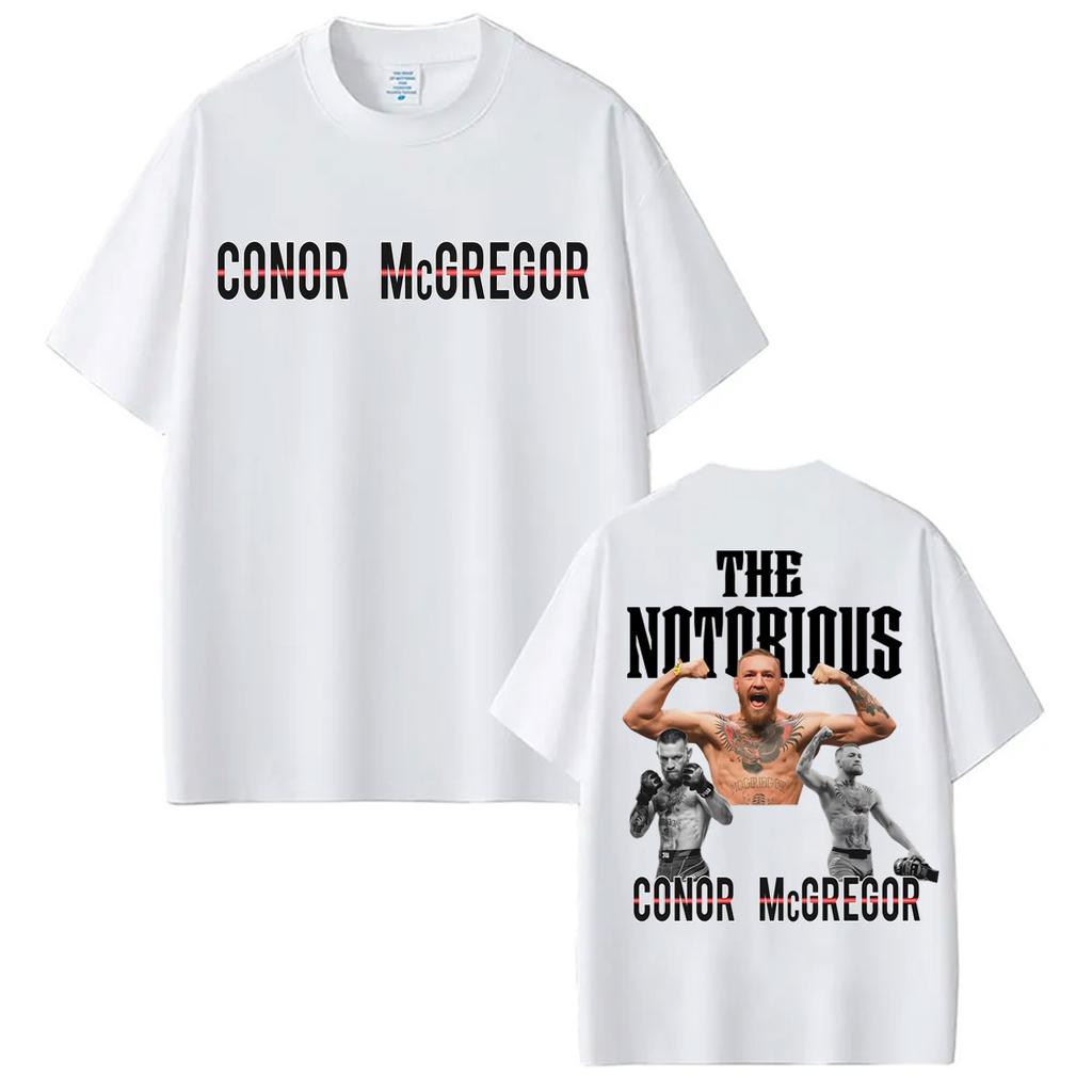 Conor Mcgregor The Notorious Graphics Tshirts Unisex Women Fashion Violence Aesthetics T Shirt Casual Cotton Short Sleeve T Shirts