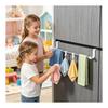 No Drill Towel Rack - Stainless Steel Over Cabinet Holder, Kitchen Door Bar, Sleek Cupboard Hanger, Safely Adjustable Over Door Organizer | Cabinet