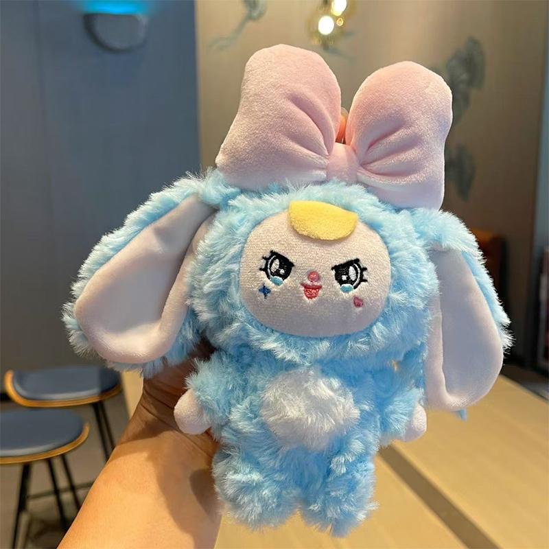 

Cartoon Bunny Dress Up Doll Keychain Creative Cute Dolls Keychain Pendant Children Collection Toys Schoolbag Decoration Gifts