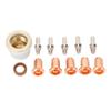 12-teiliges Set 52582 Elektrode 51313 P1.0 Düse 60432 Schutzkappe 60028 Wirbelring für PT 60 IPT 60 IPT