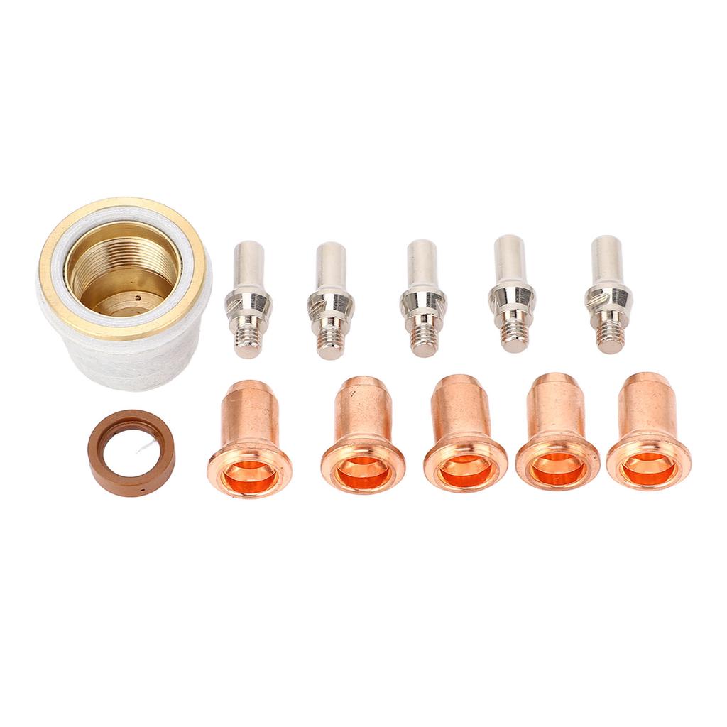 12-teiliges Set 52582 Elektrode 51313 P1.0 Düse 60432 Schutzkappe 60028 Wirbelring für PT 60 IPT 60 IPT