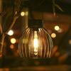 CalmGeek Solar Powered Engrgy Bird Cage Design Pendeant H-anging Lamp Lantern Outdoor Light