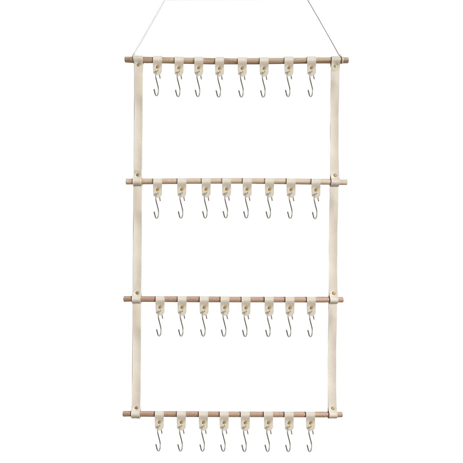 Стойка для показа повязок на голову органайзер для повязок на голову для девочек органайзер для хранения аксессуаров для волос настенный декор украшение для дома бежевый 1615₽