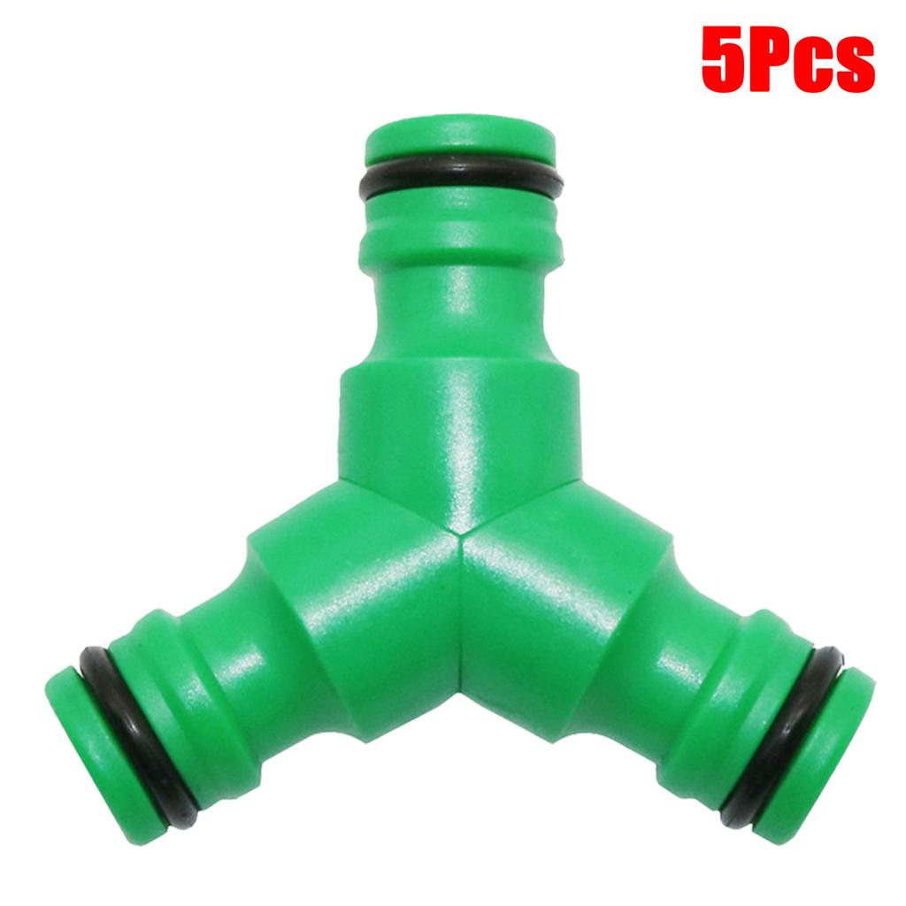 5Pcs Garden Water Quick Connectors 1/2" 3/4" 1" Pipe Fast Release Coupler Irrigation Car Washing Pipe Extension/Repair Joint
