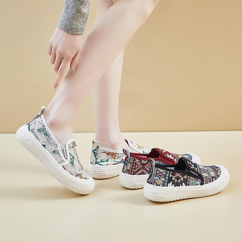 New Summer White Shoes for Women's Mesh Breathable Heighten Heightened Half-plate Shoes Casual Shoes