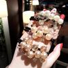 Korean Dongdaemun Pearl Crystal Hair Tie: Elegant and Fresh Mori Girl Hair Accessory