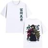 Anime Demon Slayer Water Hashira Tomioka Giyuu Double Sided Print Tshirt Unisex Women Fashion Casual Cotton T Shirts 2026 Summer
