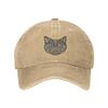 Diamond Cat Baseball Caps for Unisex WoUnisex Adjustable Fashion Casual Trucker Hats for Outdoor Fishing Activities