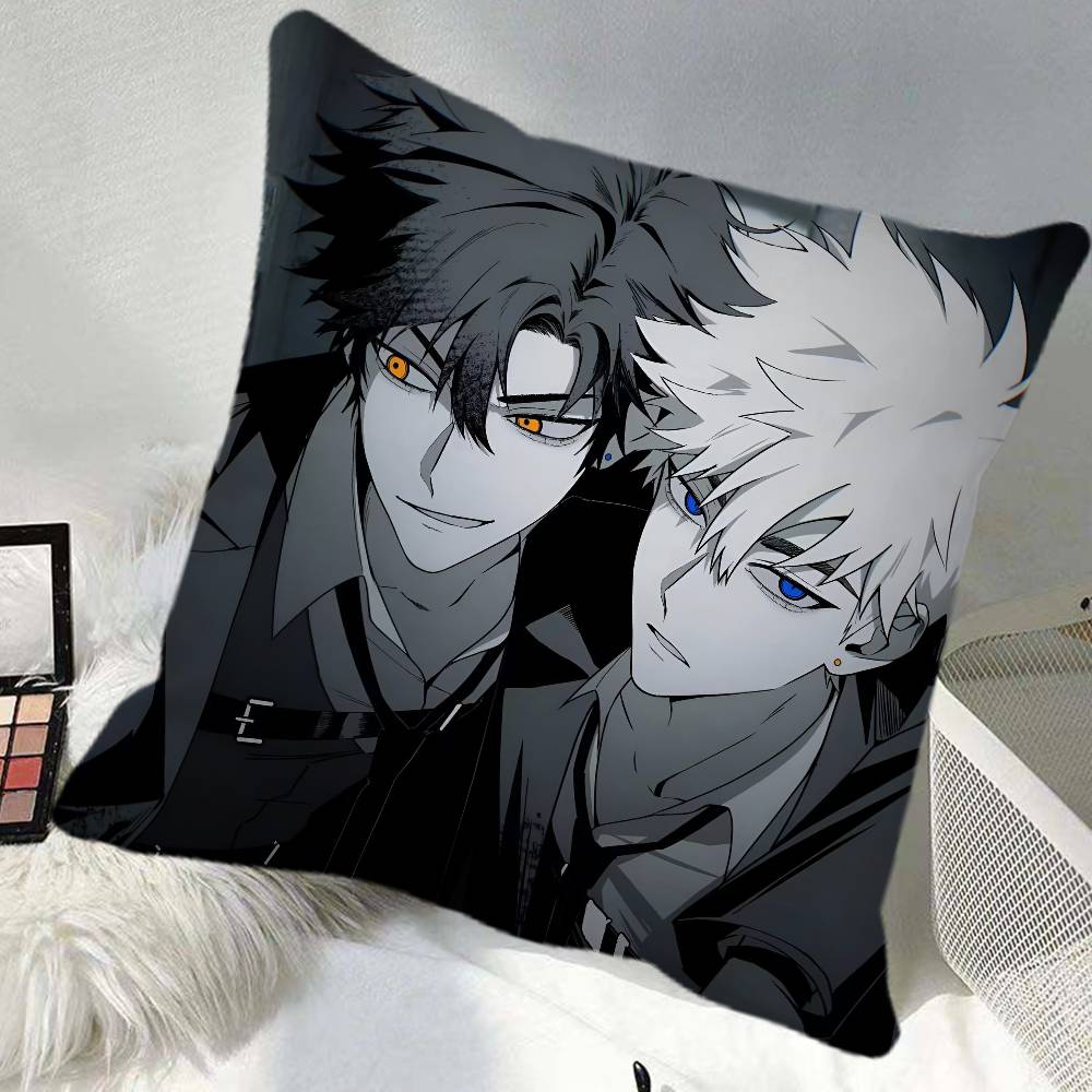 Anime Lu Guang Pillow Case Square Pillow Bedroom Sofa Leisure Comfort Cushion Car Home Decoration