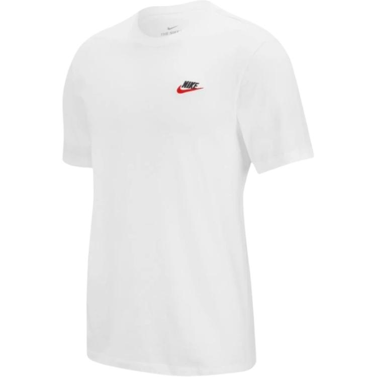 New Nike T Shirts Men's White FD1257-100