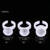 100pcs Disposable Makeup Tattoo Ink Rings Eyebrow Lip Tattoo Pigments Holder Container Cup