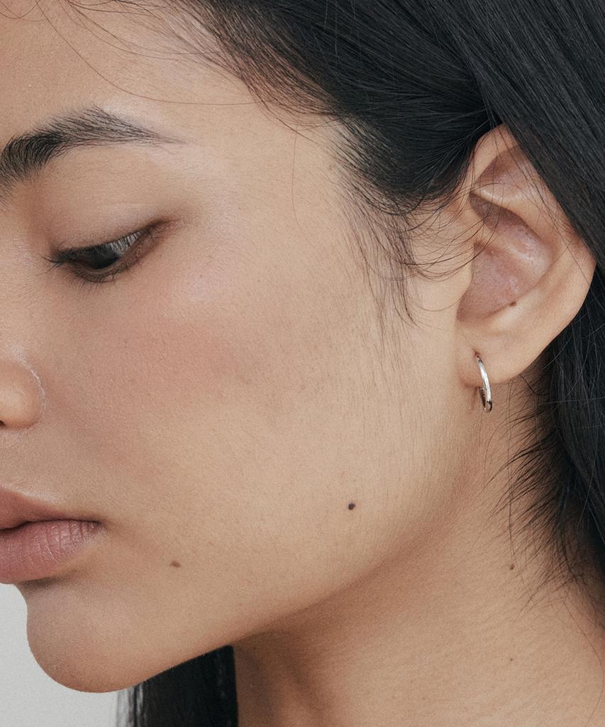 Attica Raw Mon Round Hoop Earrings / Ebs016
