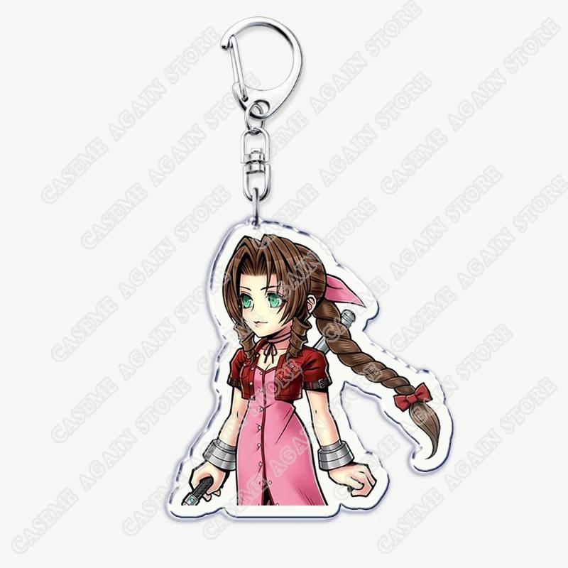 Portachiavi Gioco d'Azione per Accessori Portachiavi Gioielli Portachiavi Cloud Strife Ffvii Tifa Sephiroth Vincent Valentine Regali per Fan