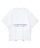 BAKKEN B Square Logo Short Sleeve T-Shirt Bk3968_White