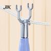 Adjustable Clothes Hanger Stand Pole Stainless Steel U-shaped Fork Retractable Telescoping Rod Hook for Hanging Heavy-duty Garments Strong Load