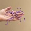 1 Pair Elegant Satin Ribbon Bow Silky Texture Bow Barrettes  for Girls and Women