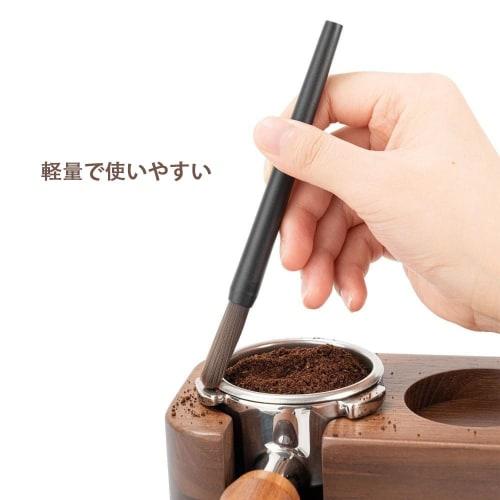 BIUTEFOR Coffee Mill Brush, Synthetic Bristles, Medium Hardness, Easy to Clean in Crannies, Pack of 2