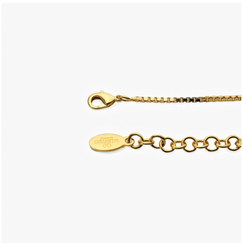 Valentino 4w2J0u87 Met Cs4  J0u87 Met Cs4  GaraVani V Logo Bracelet