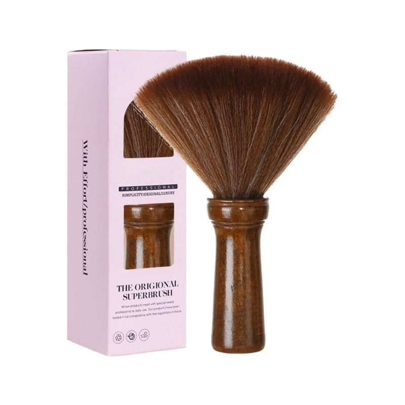 

Double Purpose Ergonomic Wooden Brush Gentle On Skin For Stray Hair Removal And Record Maintenance