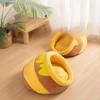 Open Honeypot Cat Nest  Universal Cat House for All Seasons Cat House  Dog House  Winter Warm Pet Supplies