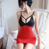Women Tight-Fitting Buttocks Dress Summer V Neck Suspenders Dress Ladies Double Tone Camisole Skirt Night Shop Dress Vestidos