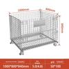 Movable Foldable Metal Storage Cage for Warehouse and Workshop Logistics