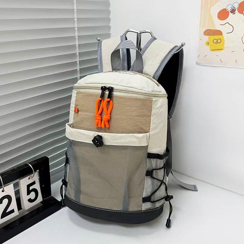 Schoolbag New Korean Leisure Sports Backpack Outdoor Backpack Hiking Large Capacity Travel Schoolbag Light Commute