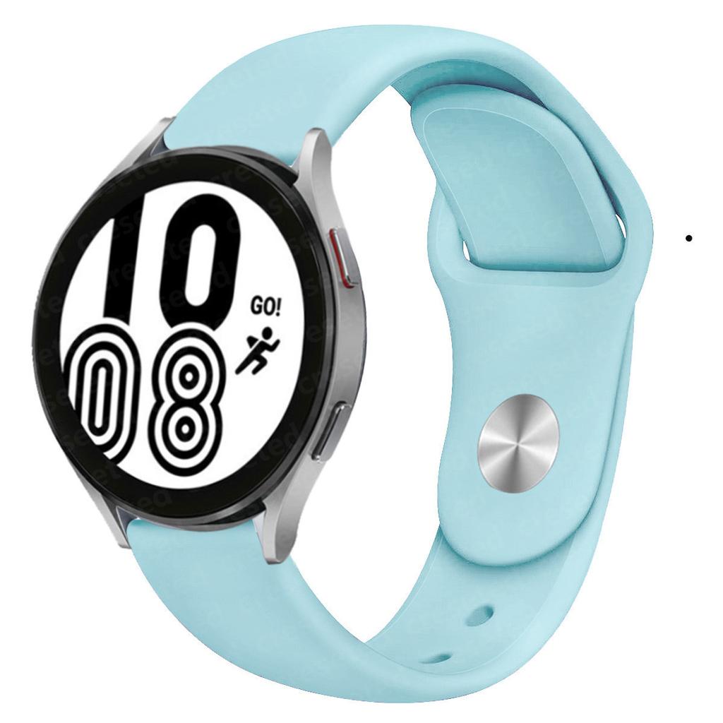 20mm/22mm Watch Straps For Samsung Galaxy watch 7/6/4/classic/5 Pro/Gear S3 Silicone bracelet Huawei watch GT 2/2e/pro/3/4 band