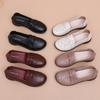 Soft-soled Shoes Sandals Baotou Flat-soled Elderly Women's Hole Shoes Single Shoes Non-slip Comfortable Women's Shoes Summer
