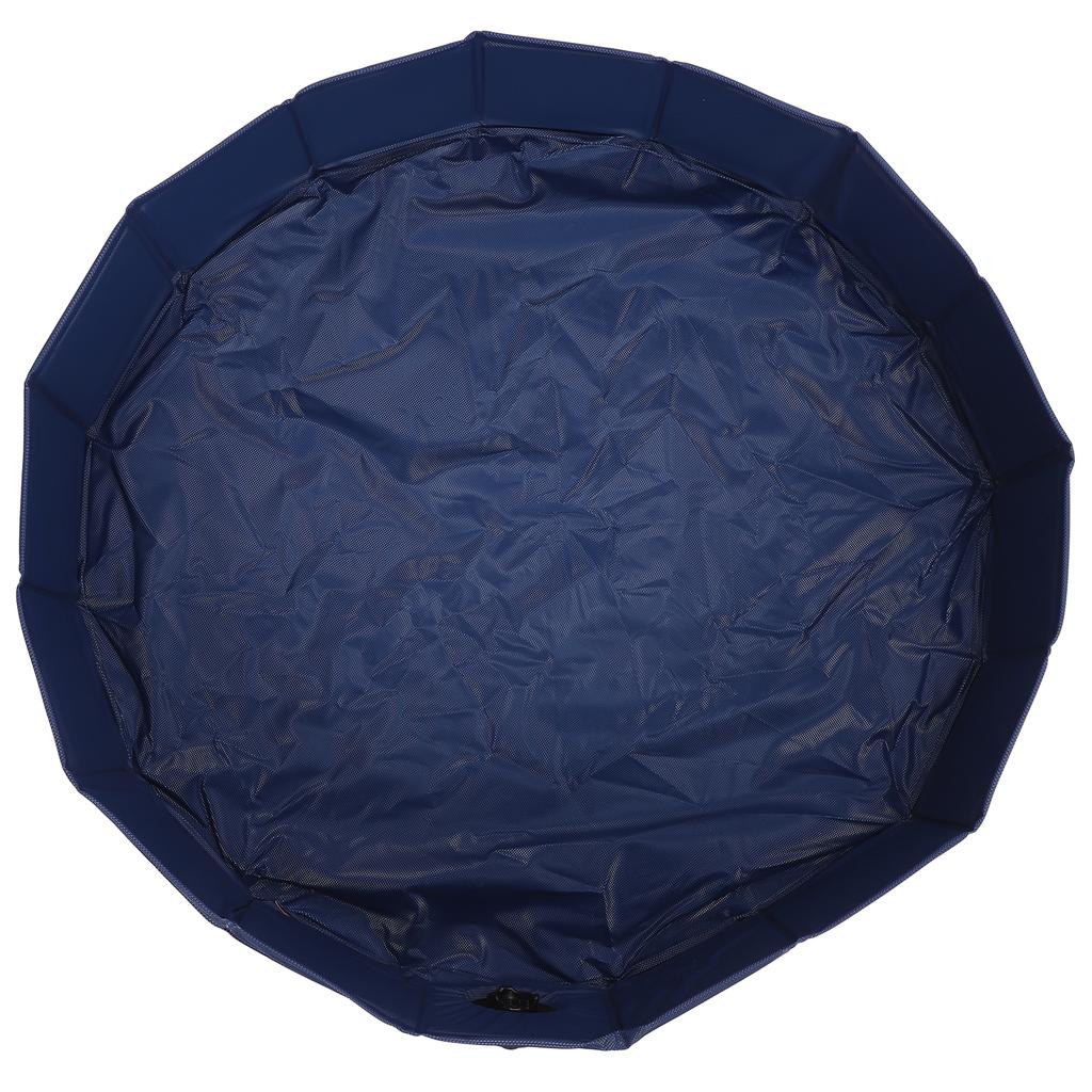 Foldable Pet Bathing Tub Portable Shower Basin Bathroom Cleaning Bathtub for Dogs CatsL 160x30cm Red