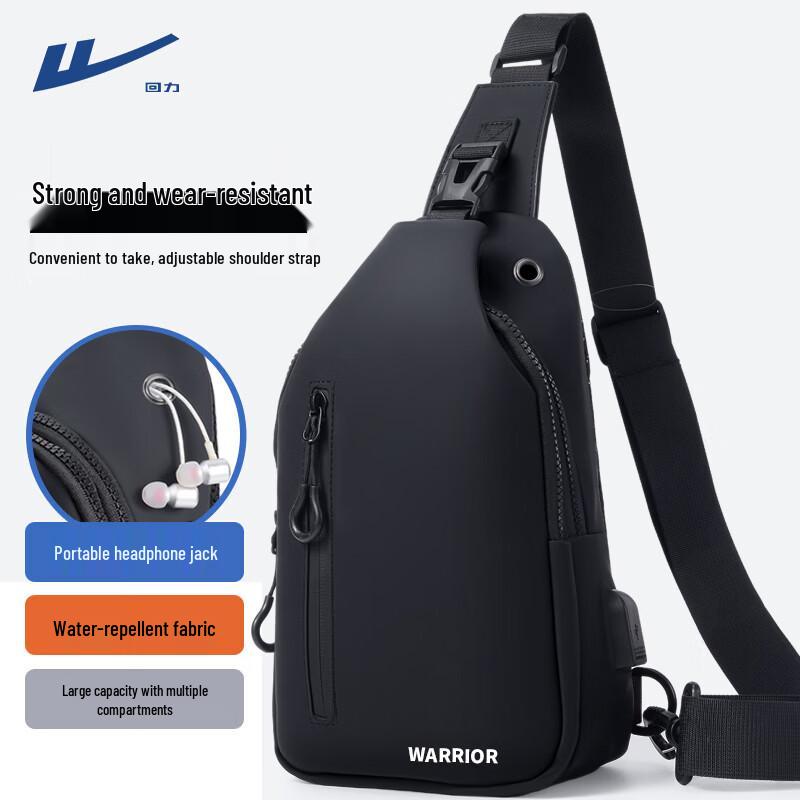 Warrior Unisex Waterproof Sling Chest Bag