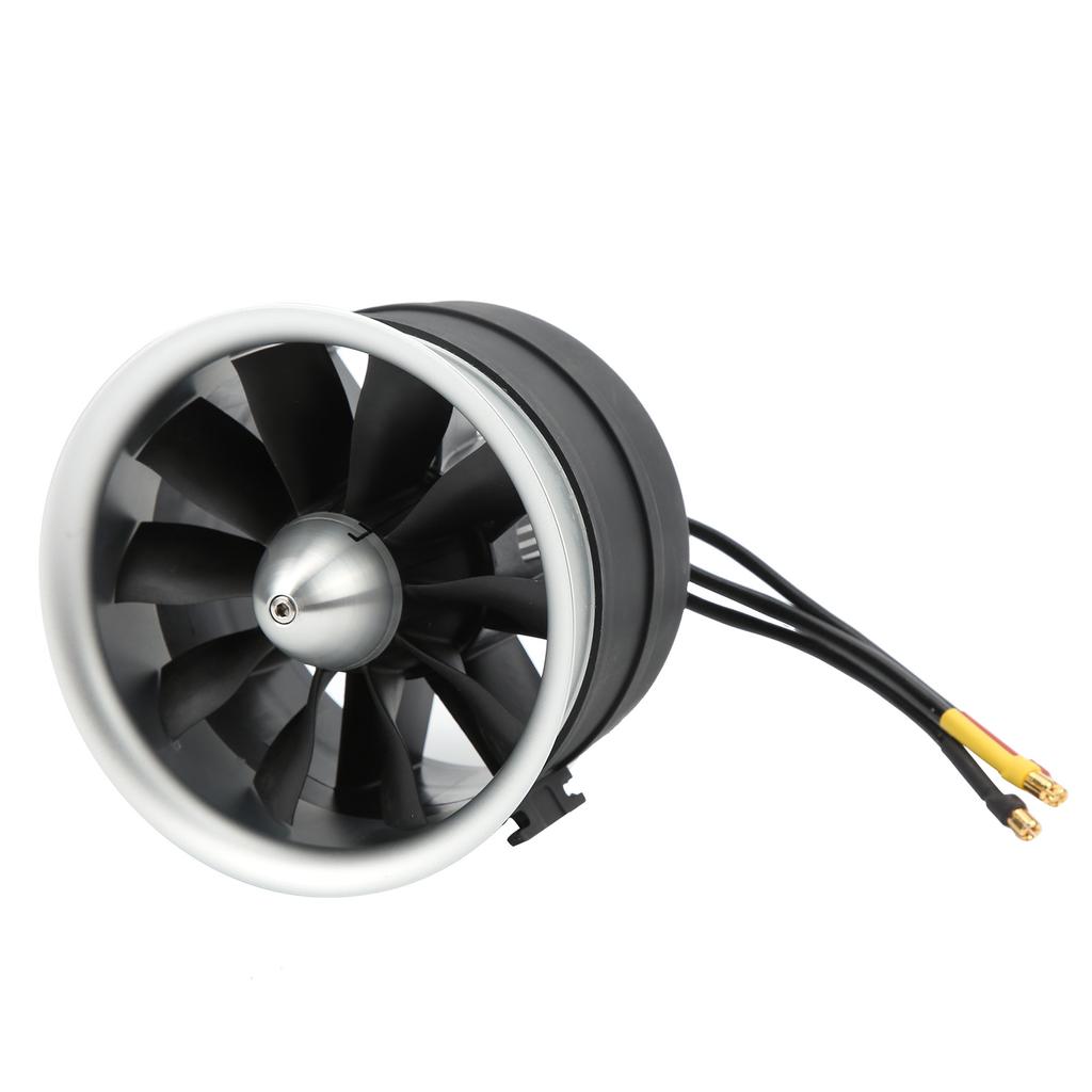RC 120mm SEDF Electric Ducted Fan Semimetallic 10 Blades with Motor for RC Plane