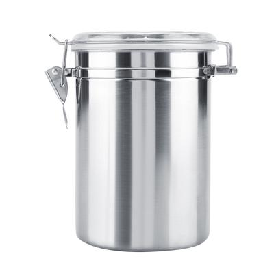 Stainless Steel Coffee Container Vacuum Sealed Storage Jar for Sugar Tea Bean(1800ml)