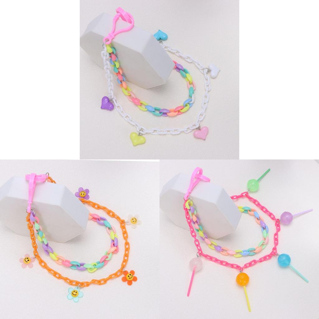 Candy Color Heart Flower Waist Chain With Lobster Clasp For Summer And Winter Fashion