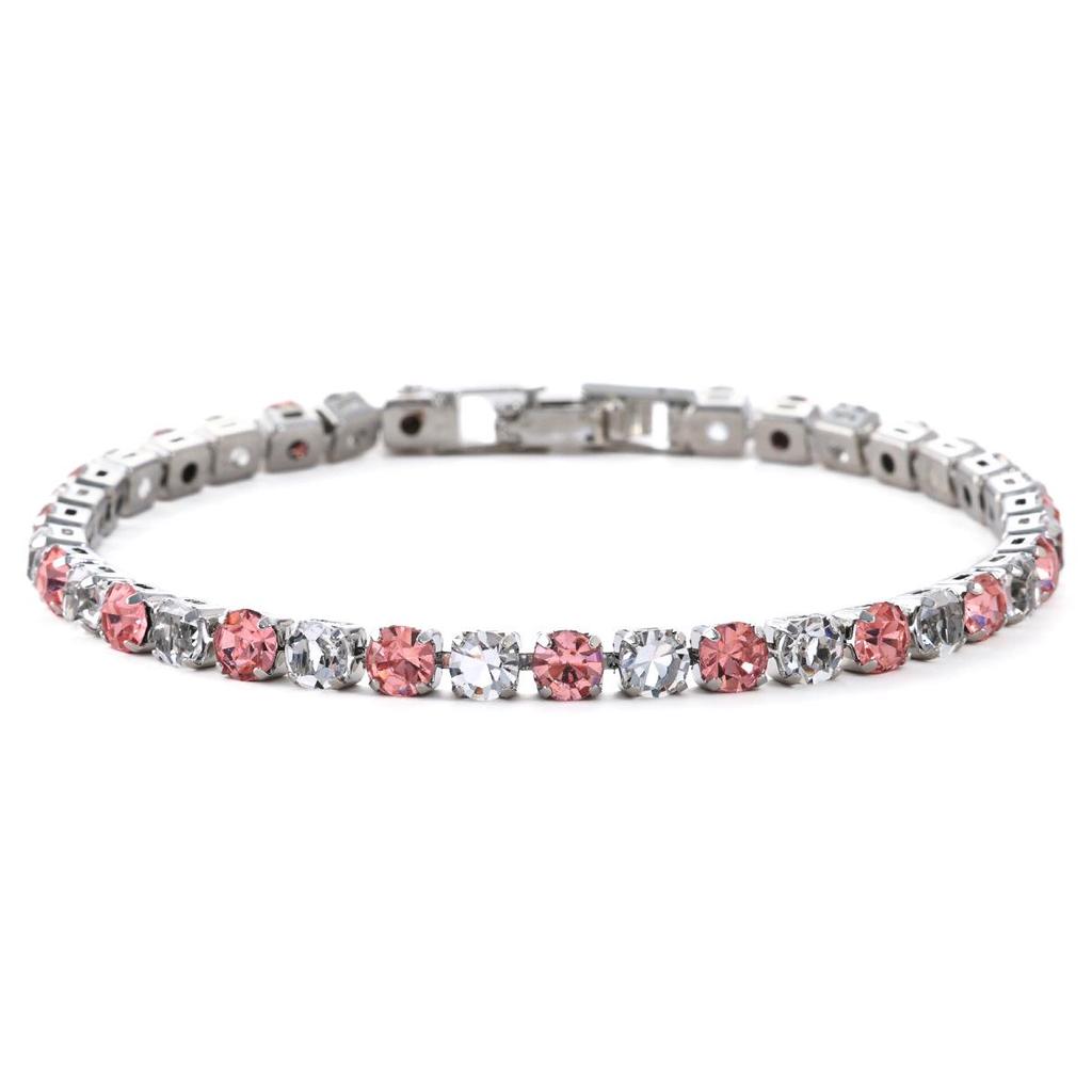 Women's High-End Zircon Crystal Bracelet - Elegant Fashion Accessory