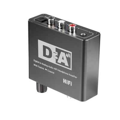 5.1 Channel Digital-to-Analog Converter with Optical/Coaxial Input and HD Sound Knob