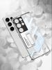 Samsung S25 Ultra Case: Transparent, Ultra-Thin Plated Phantom with Precise Holes & Stand
