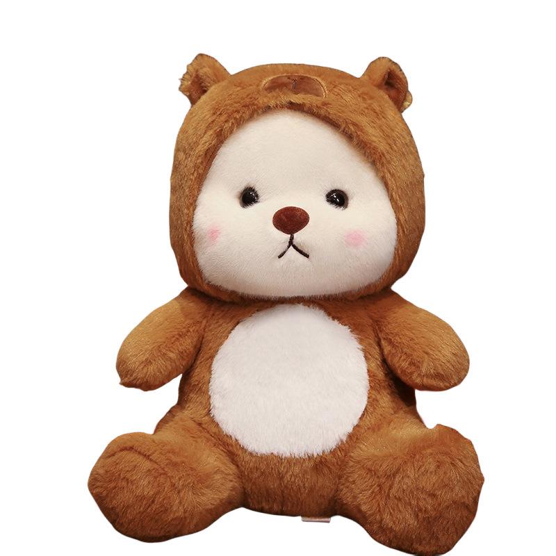 

Capybara Transform White Bear Plush Toy Home Decoration Kids Doll Gift Birthday