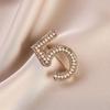 Elegant Pearl Brooch for Women's Suits - High-End Jewelry Pin