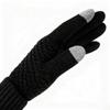 Knitted Touchscreen Gloves Anti Slip  Warm Winter Warm Fingered Gloves Thickened Gloves  for Running Sports Driving Riding