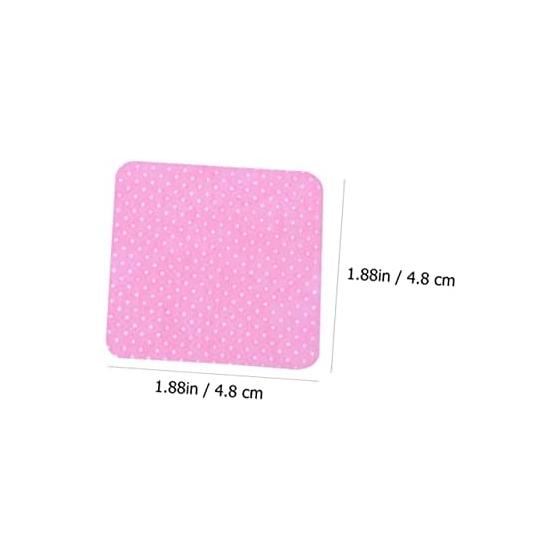 Eyelash Extension Remover Eyelash Glue Residue Remover Wiping Cotton Sheets Cotton Glue Wiping Cloth 200 Pieces Travel Cleaning Goods