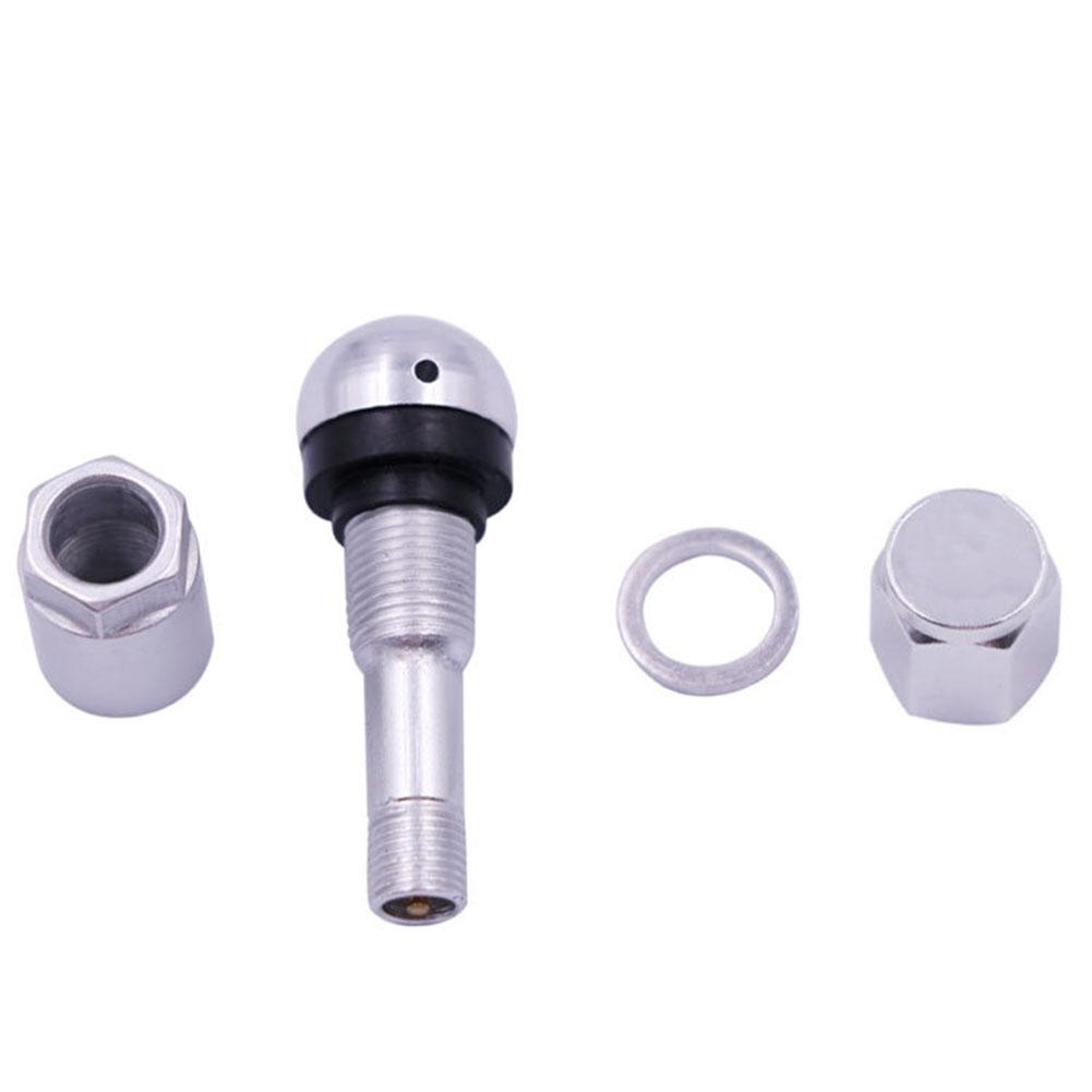 Aluminum Tires Accessories Metal Motorcycle Tubeless Parts Wheel Tyre Valve Stems Cap 4pcs/set Aluminum Alloy Car