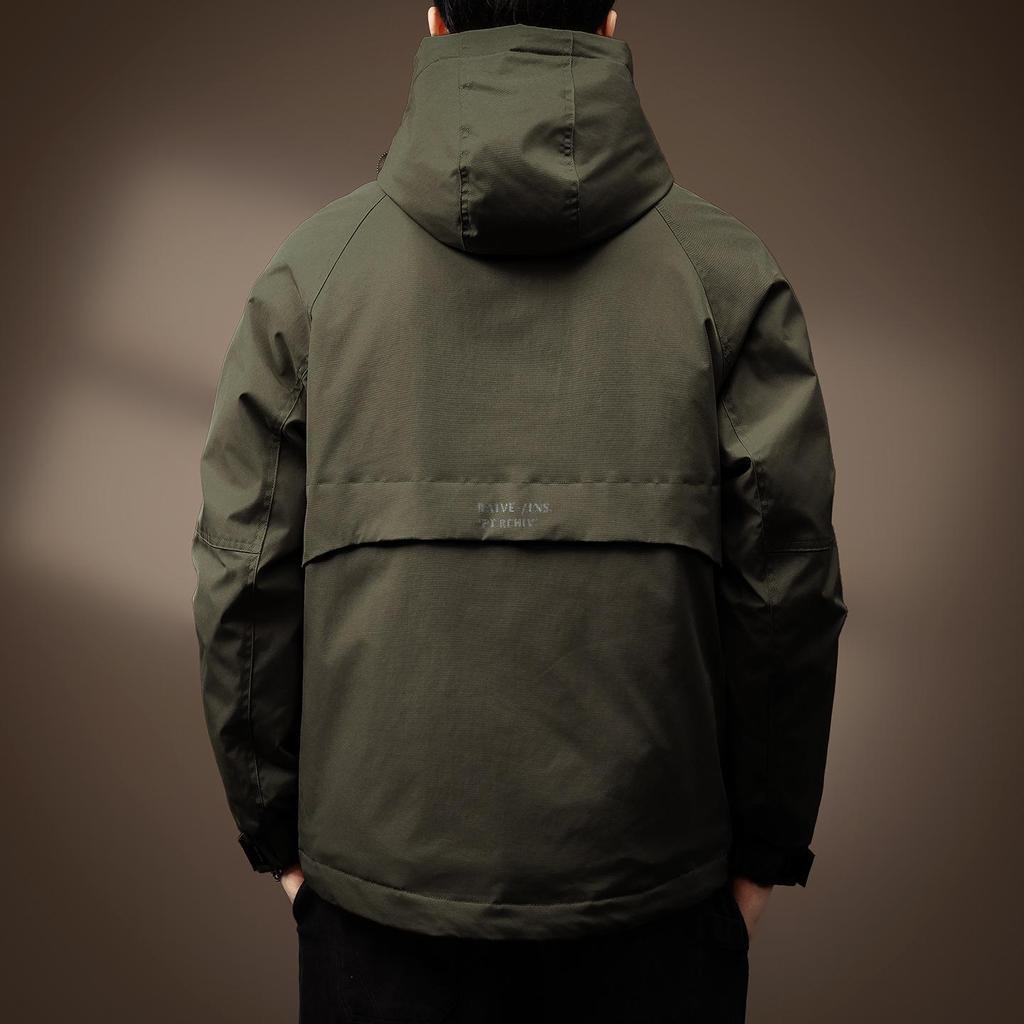Men's High-End Retro Cotton Jacket: 2025 Autumn/Winter Outdoor & Commuting Essential