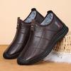 Herren Wasserdichte Winter Schneestiefel mit Plüschfutter - Warme, lässige, hochgeschnittene Wanderschuhe für Outdoor-Aktivitäten
