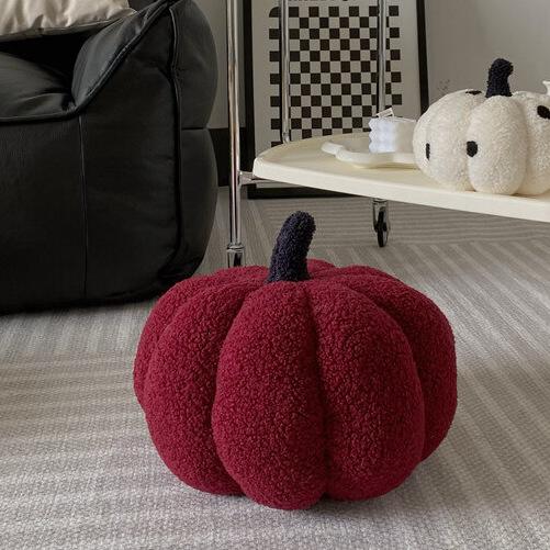 Cute Colored Polka Dot Pumpkin Pillow Cushion Irregular Vegetable Pillow Macaron Color Home Decoration Halloween Decoration