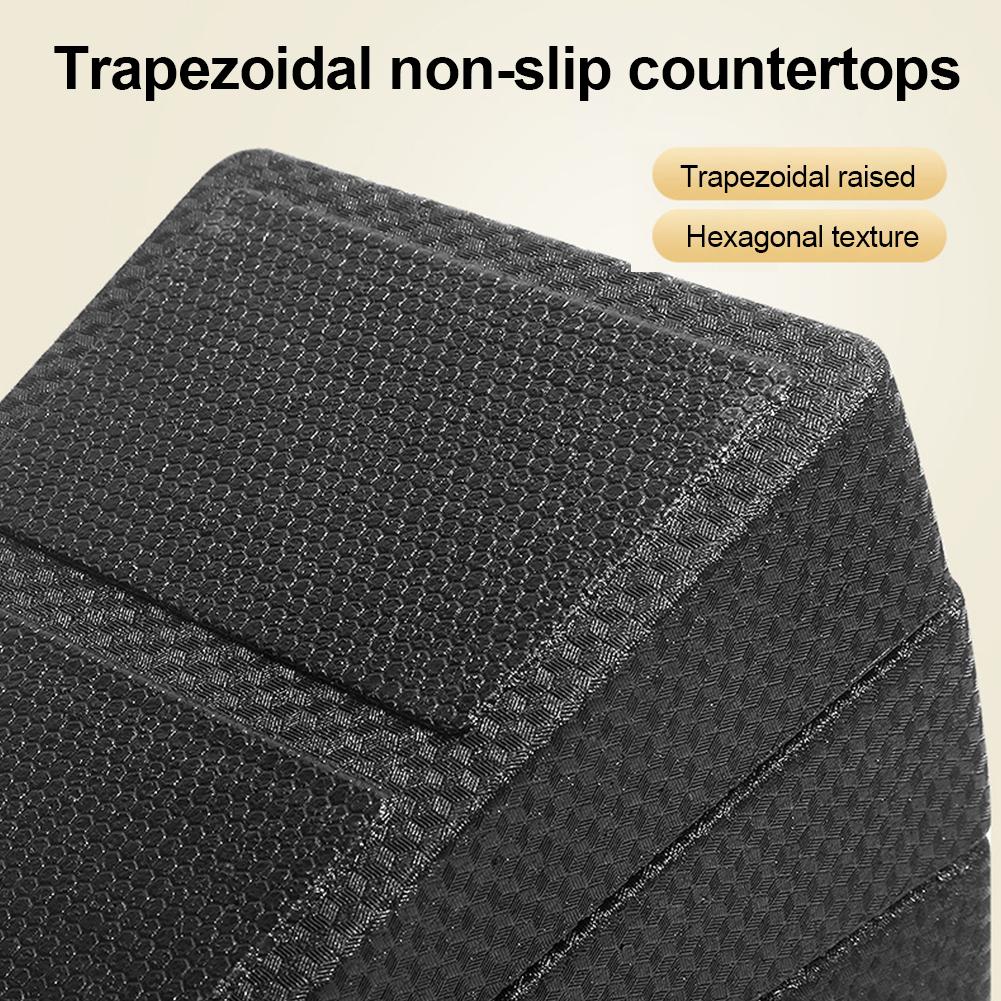 3PCS Squat Wedge Block Adjustable Non-Slip Squat Ramp Deadlift Wedge Calf Stretcher Slant Board Strength for Squat and Deadlift