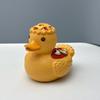 Weihnachtsdekoration Lebkuchen Süßigkeiten Ente Statue Niedliche Fruchtente Figur Kreatives Heim Schreibtisch Ornament Weihnachtsgeschenke